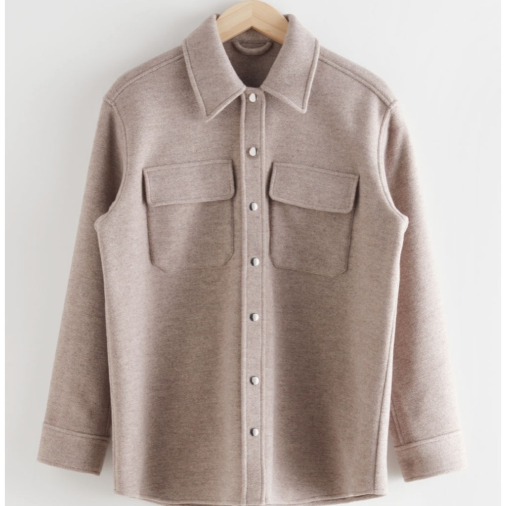 And other stories,Oversized Wool Blend Overshirt